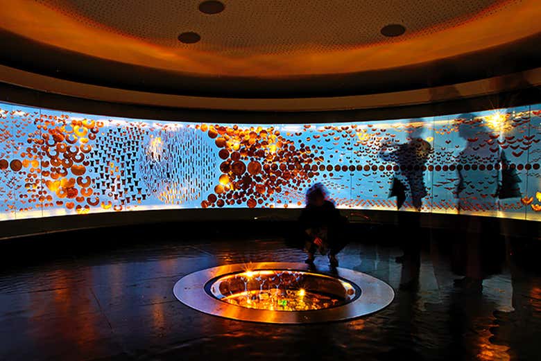 Una de las salas del Museo del Oro