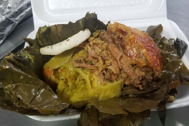 Disfrutaremos un tradicional almuerzo de lechona y tamal