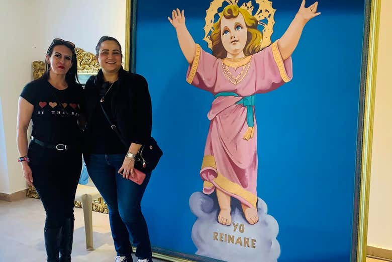 Foto en el Santuario del Divino Niño