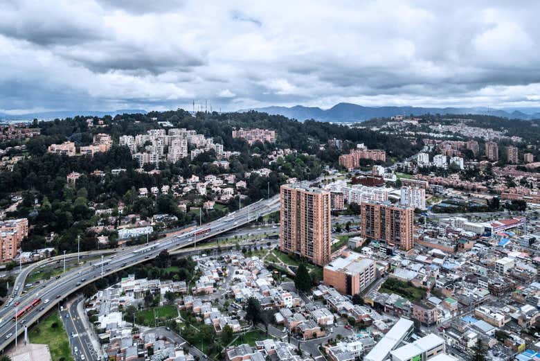 Sorvoleremo Bogotà in elicottero