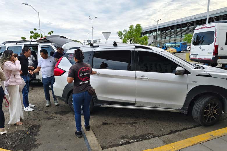 Recogiéndoos en el punto que elijáis