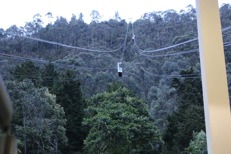 O teleférico do cerro Monserrate