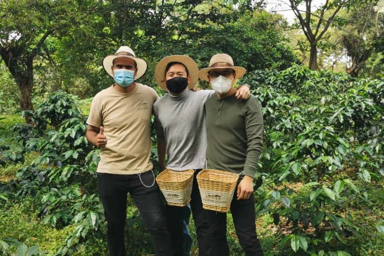 Touring a coffee plantation in Cundinamarca