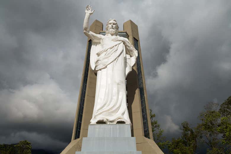 Statue du Christ au Cerro del Santísimo