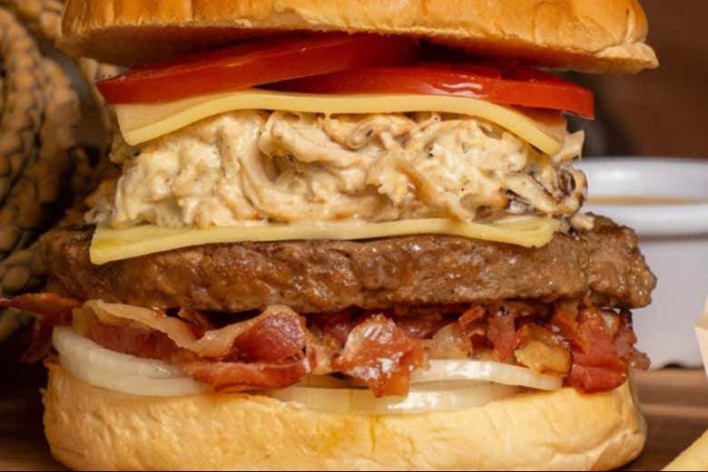 Hamburguesa a la parrilla