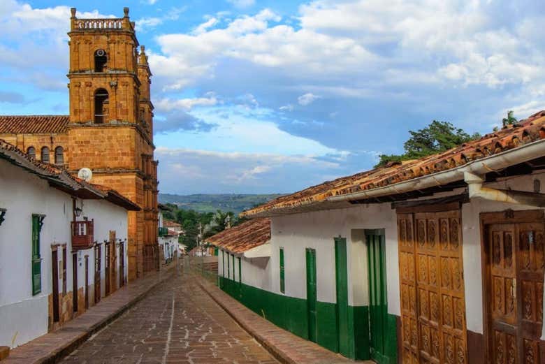 Calles empedradas de Barichara