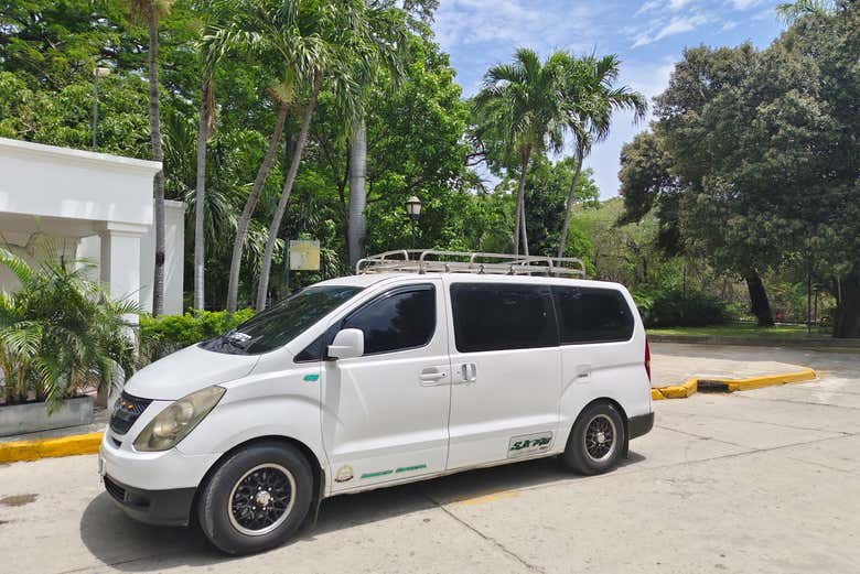 Uno de los vehículos en los que viajaréis