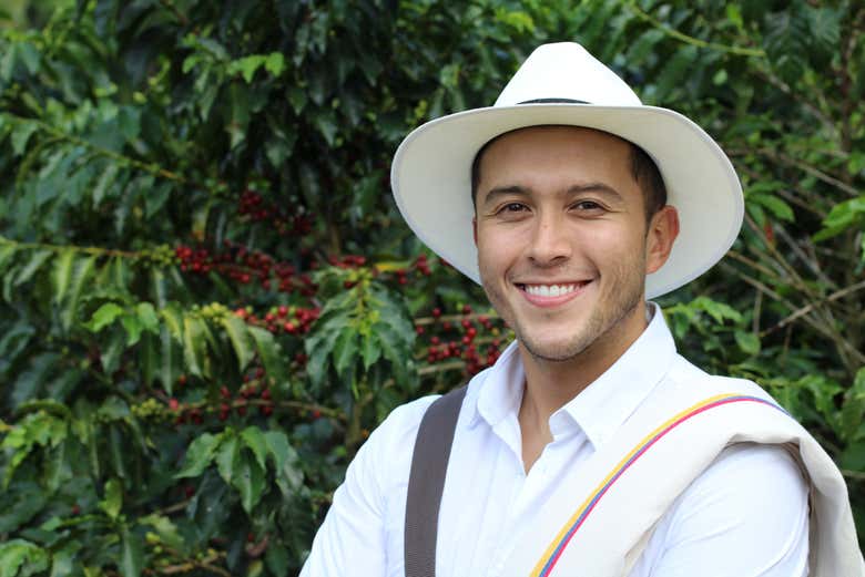 Produttore di caffè colombiano