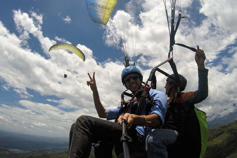 Desfrutando durante a atividade
