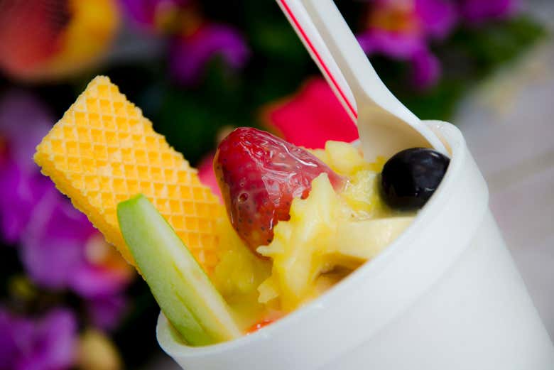 Vous dégusterez différents fruits