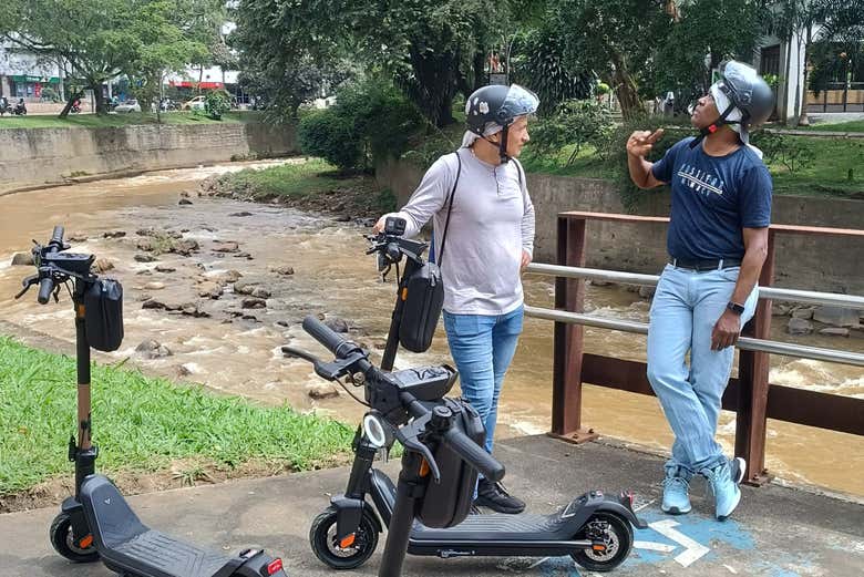 En la rivera del río Cali
