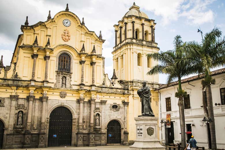 A igreja de São Francisco, Popayán