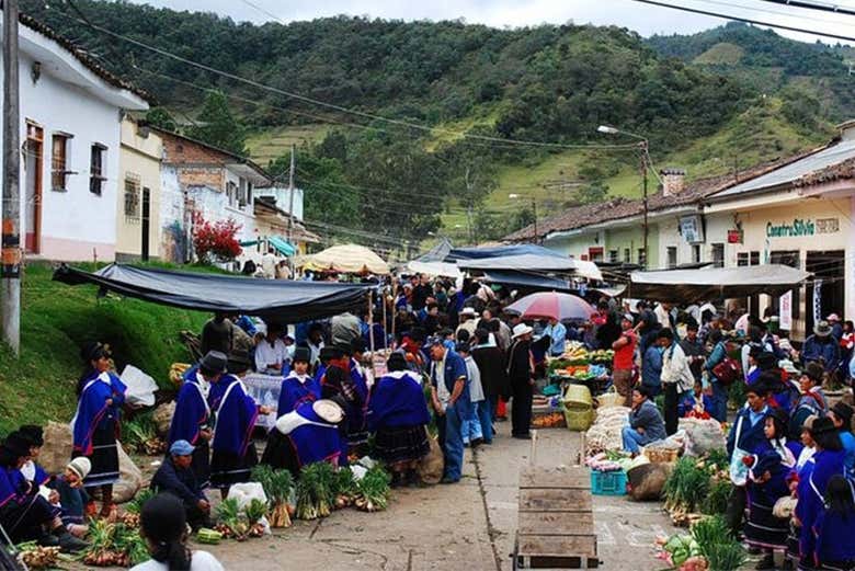 Mercado indígena de Silvia