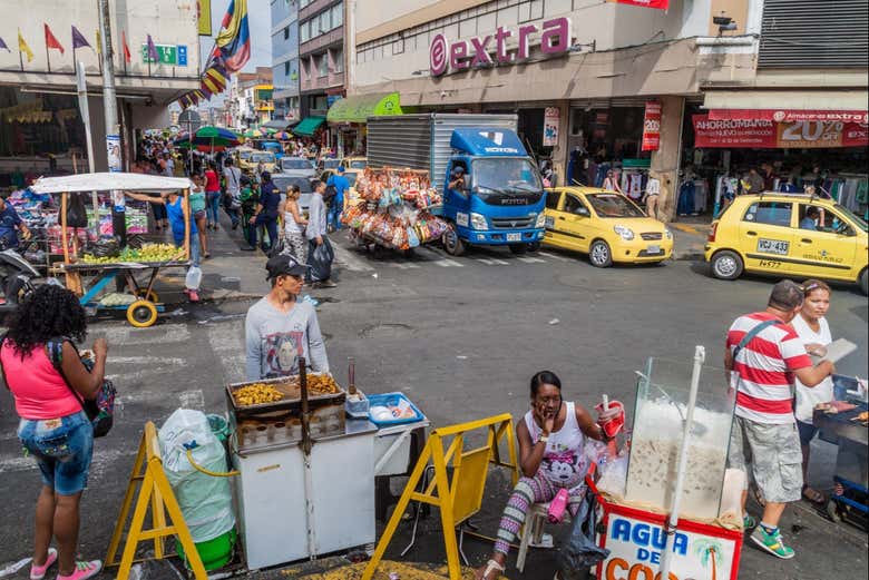 Puestos callejeros de Cali