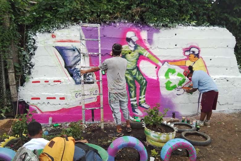 Topándonos con la población local