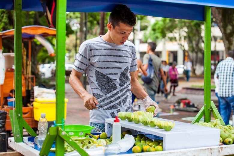 Durante el tour de comida callejera