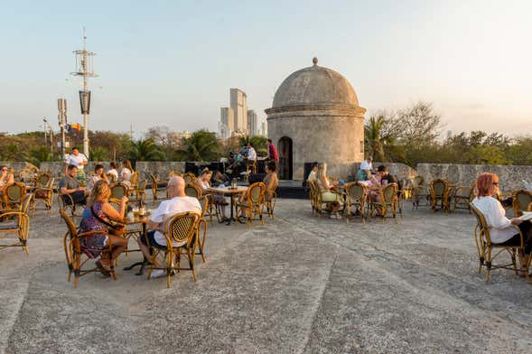 Cena en un restaurante del centro histórico