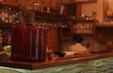 Jantar em um restaurante do centro histórico