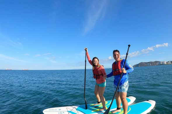 Lezione di paddle surf a Cartagena