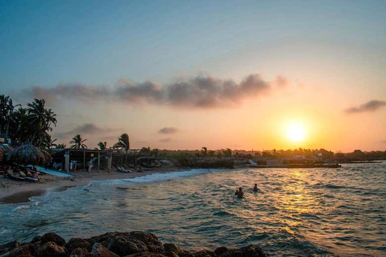 Tramonto a Tierra Bomba