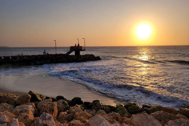 Puesta de sol en Cartagena de Indias