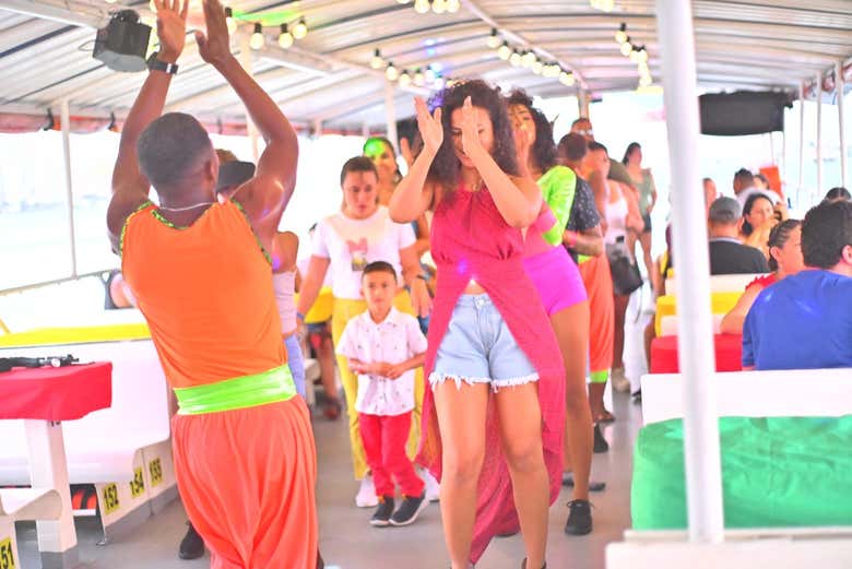 Ready to dance on the boat?