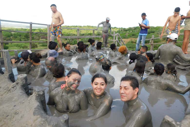 Mud bath in the Totumo Volcano