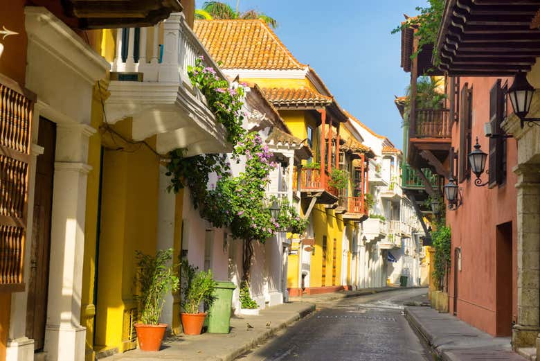 Historic streets of Cartagena