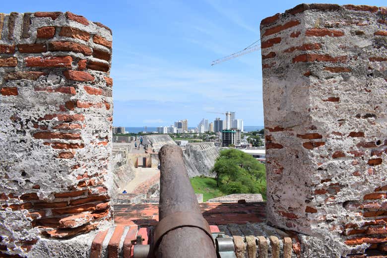 Uno scorcio del Castello di San Felipe de Barajas