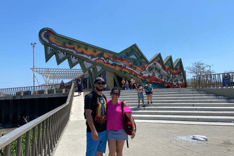 Decoración en el centro comercial
