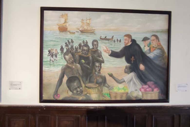 Diferentes pinturas plasmam como os escravos eram tratados