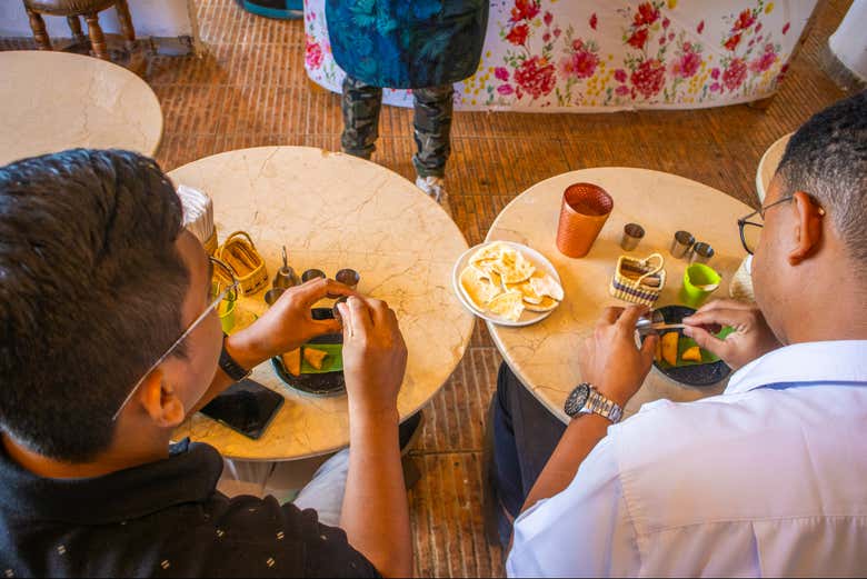 Apreciando as degustações