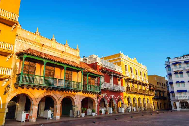 Edificios típicos de la ciudad