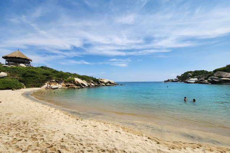Disfrutando de las aguas turquesas de Cabo San Juan