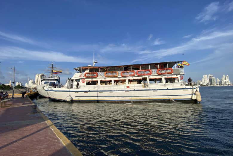 Barco listo para zarpar