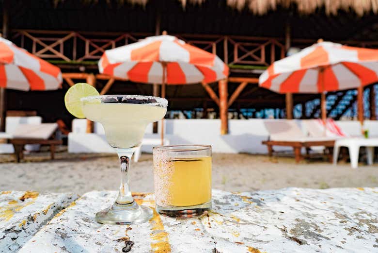 Sit back and sip on a cocktail