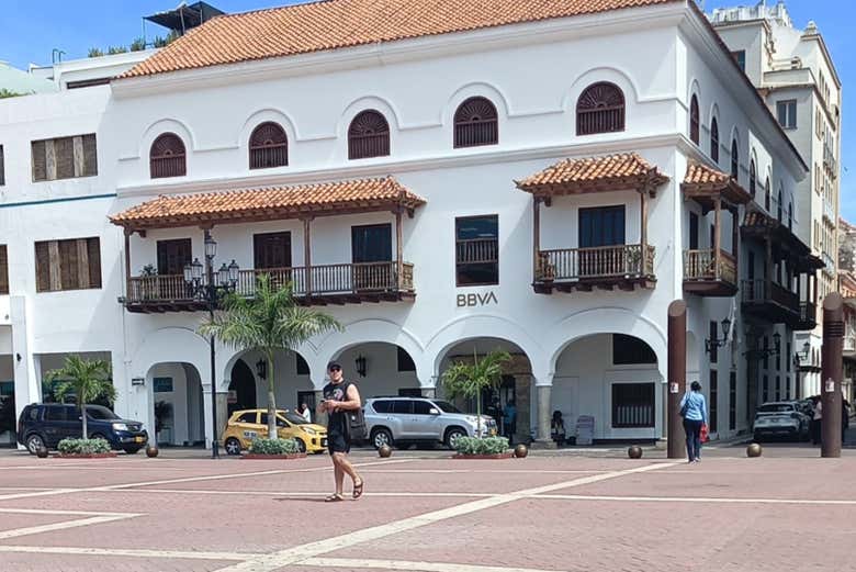 Plaza de la Aduana, en Cartagena de Indias