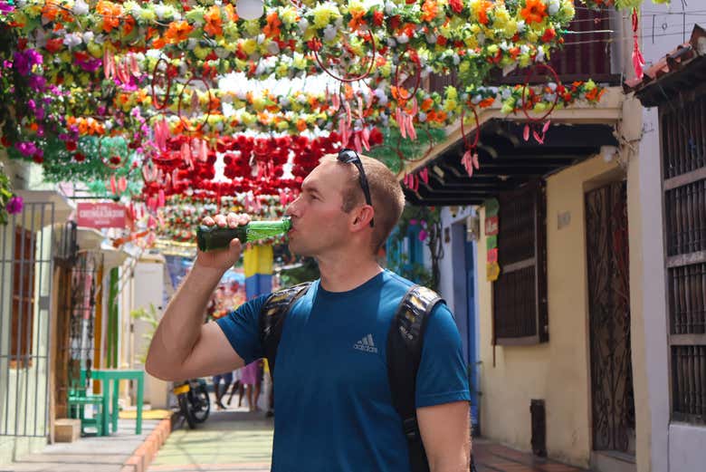 Aproveitando o tour gastronômico por Cartagena