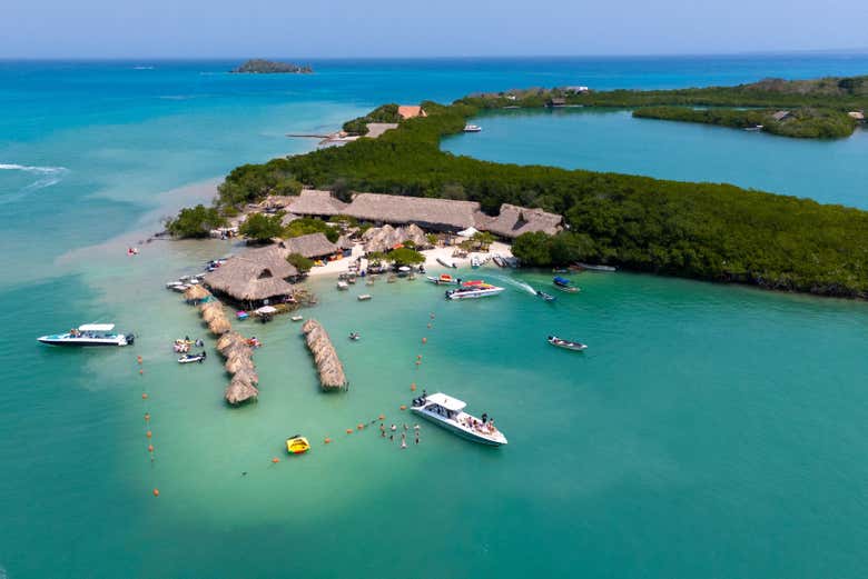 Você ficará maravilhado com a beleza das ilhas de Cartagena