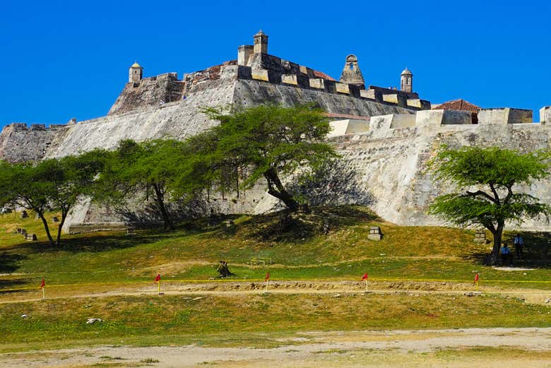 Jardins do castelo de San Felipe de Barajas
