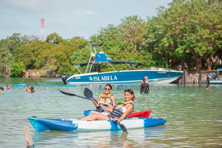 Podréis remar en kayak