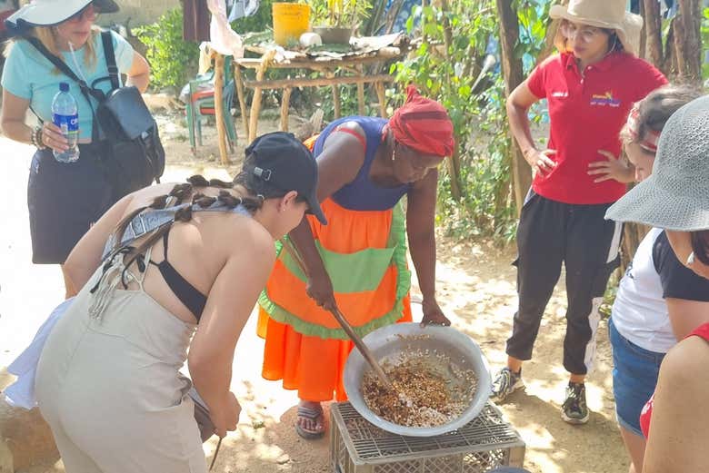 Learning about the local gastronomy