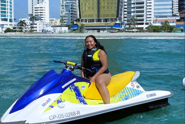 La moto de agua que usaremos