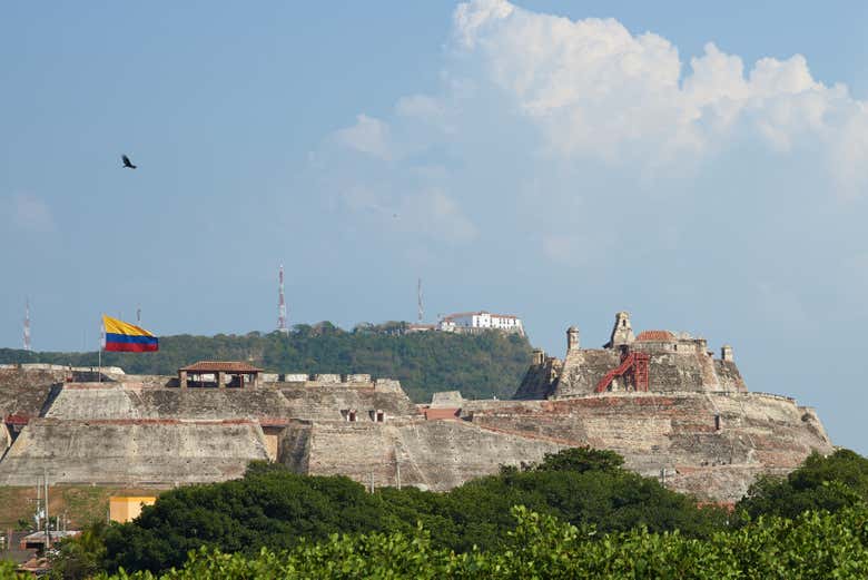 Defensive fortress in Cartagena de Indias