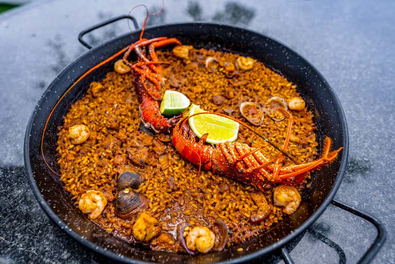 Una deliciosa paella que podréis degustar