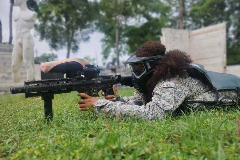 Get an adrenaline rush with a game of paintball