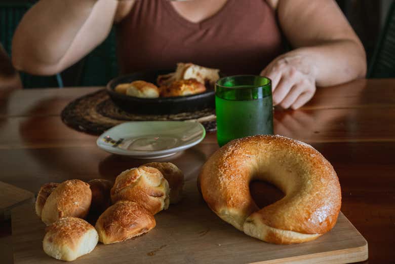 Prodando los panes colombianos 