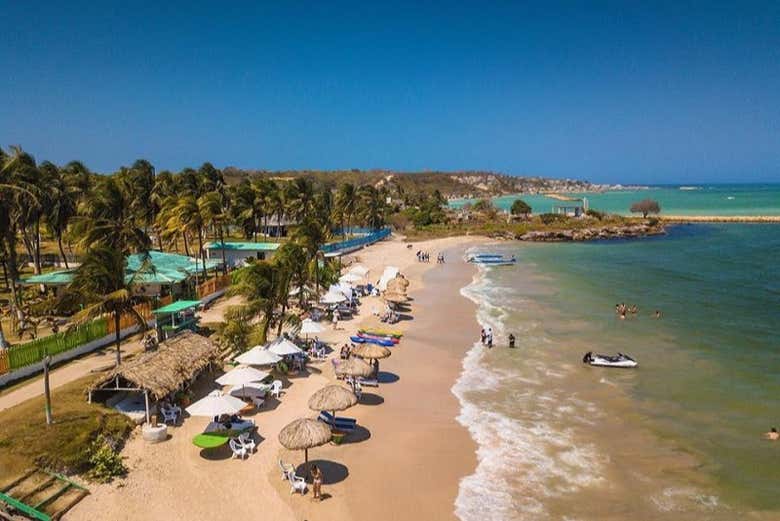 Panorâmica da Palmarito Beach