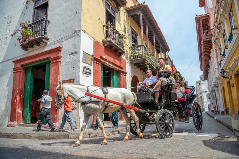 Passeio de charrete por Cartagena