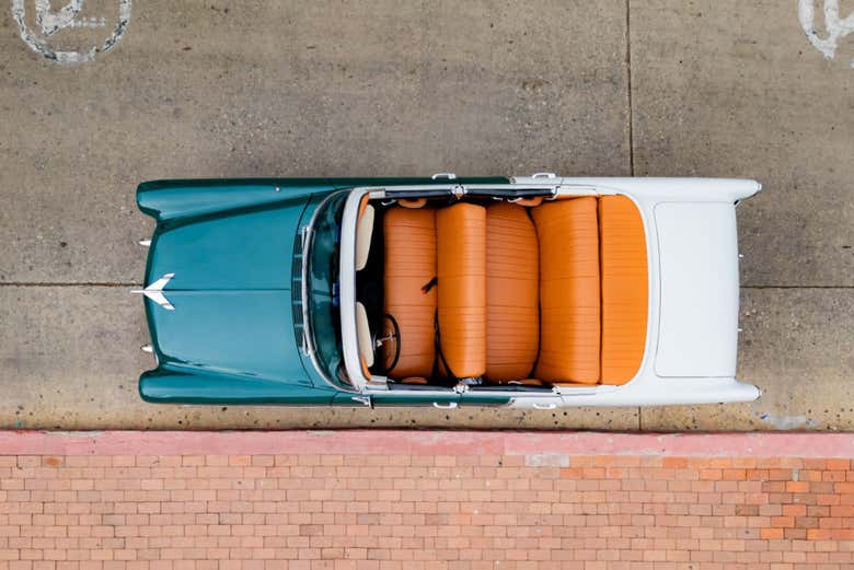 Detalles de los asientos del vehículo